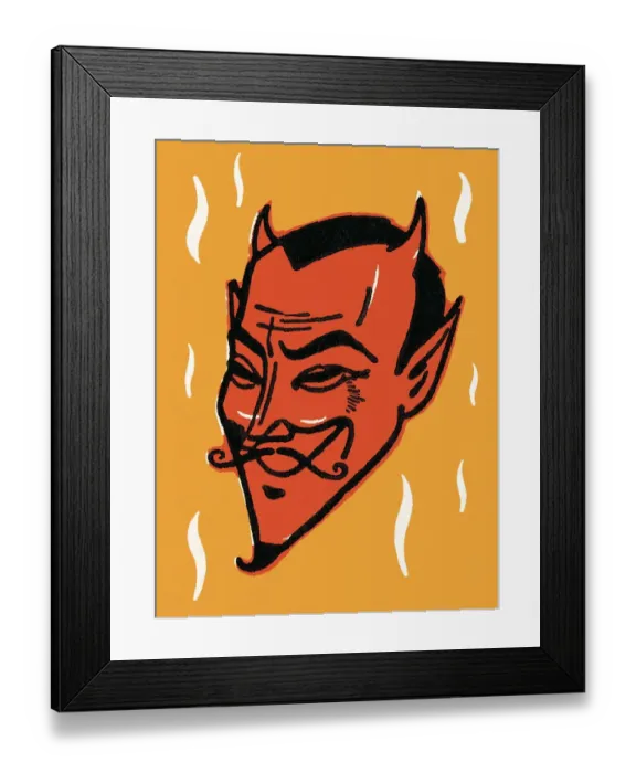 Framed Print : Devil. http: / / csaimages.com / images / istockprofile / csa_vector_dsp.jpg Framed Print : Devil. http: / / csaimages.com / images / istockprofile / csa_vector_dsp.jpg