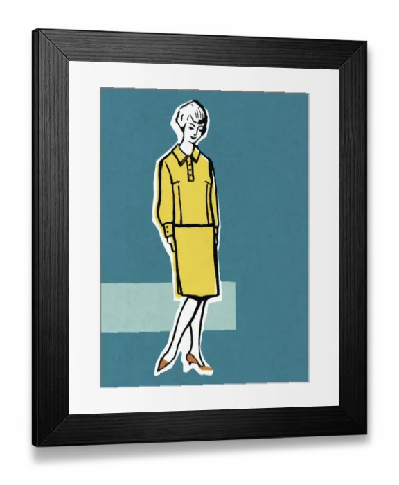 Framed Print : Stylish Woman Framed Print : Stylish Woman