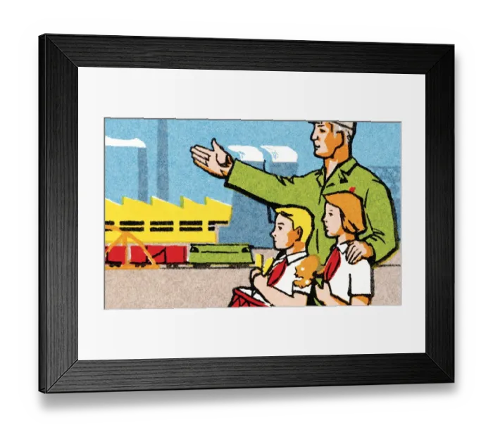 Framed Print : Factory tour Framed Print : Factory tour
