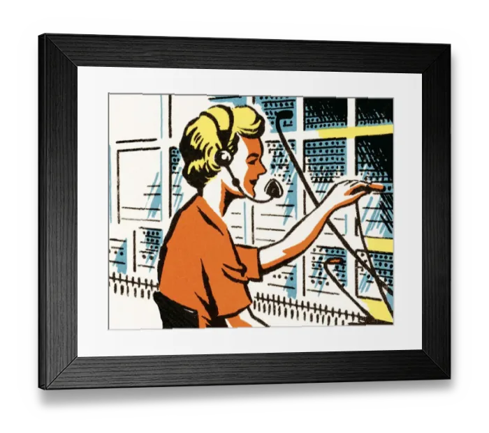 Framed Print : Operator. http: / / csaimages.com / images / istockprofile / csa_vector_dsp.jpg Framed Print : Operator. http: / / csaimages.com / images / istockprofile / csa_vector_dsp.jpg
