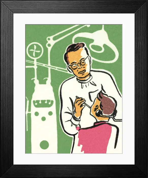 Framed Print : Dentist visit Framed Print : Dentist visit