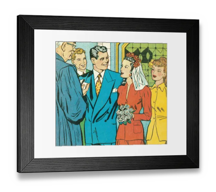 Framed Print : Marriage in the courthouse Framed Print : Marriage in the courthouse