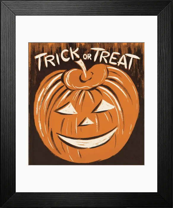 Framed Print : Trick or treat Framed Print : Trick or treat