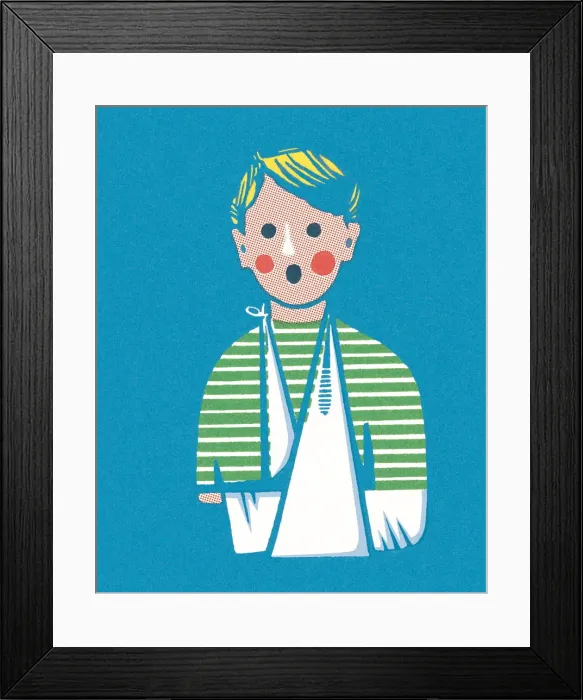 Framed Print : Arm in a sling Framed Print : Arm in a sling
