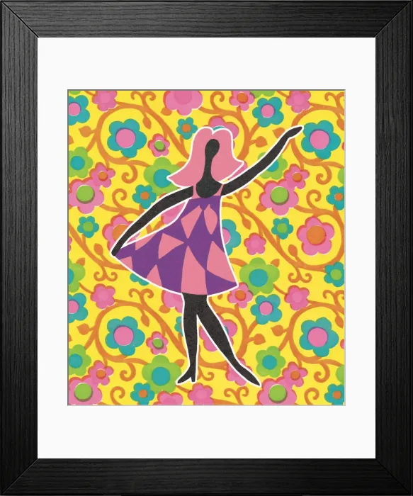 Framed Print : Mod pattern