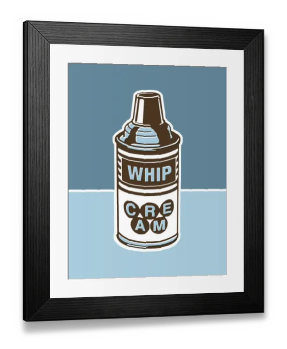 Framed Print : Whipped Cream Framed Print : Whipped Cream