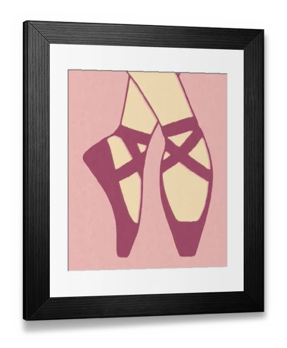 Framed Print : Ballerina Feet Framed Print : Ballerina Feet