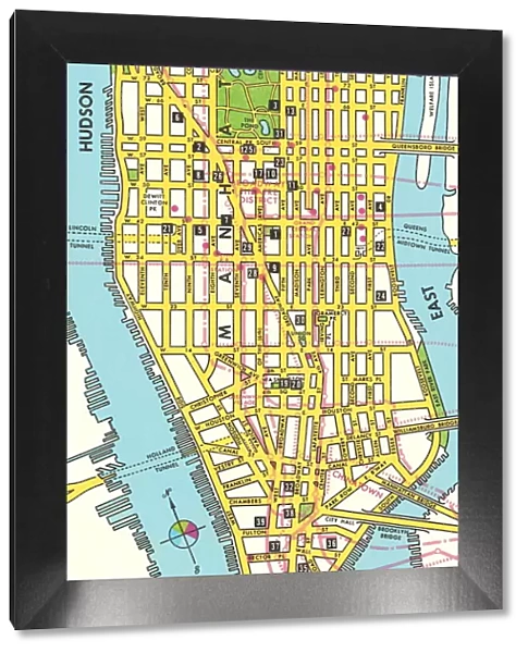 Map of Lower Manhattan