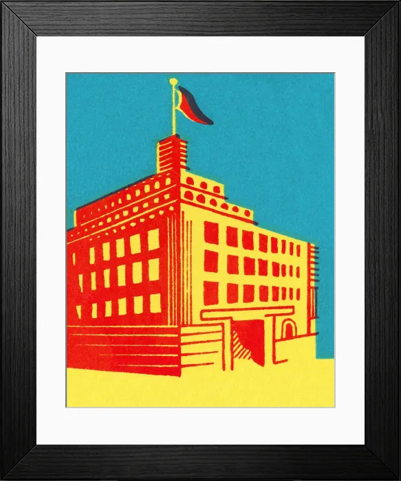Framed Print : City Building Framed Print : City Building