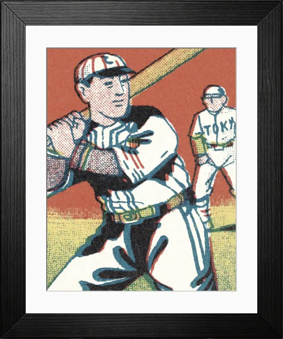 Framed Print : Baseball Game Framed Print : Baseball Game