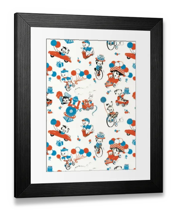 Framed Print : Transportation pattern Framed Print : Transportation pattern