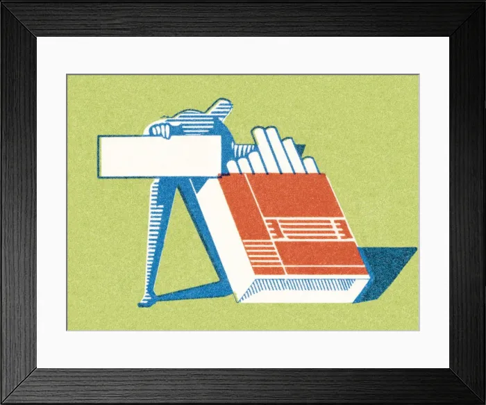 Framed Print : Man with cigarettes Framed Print : Man with cigarettes
