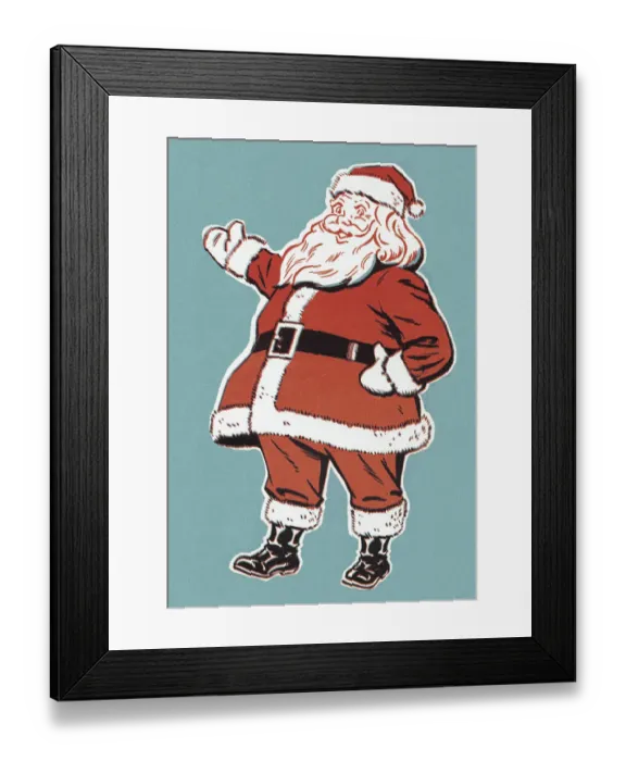 Framed Print : Santa. http: /  / csaimages.com / images / istockprofile / csa_vector_dsp.jpg