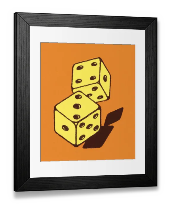 Framed Print : Dice. http: / / csaimages.com / images / istockprofile / csa_vector_dsp.jpg Framed Print : Dice. http: / / csaimages.com / images / istockprofile / csa_vector_dsp.jpg