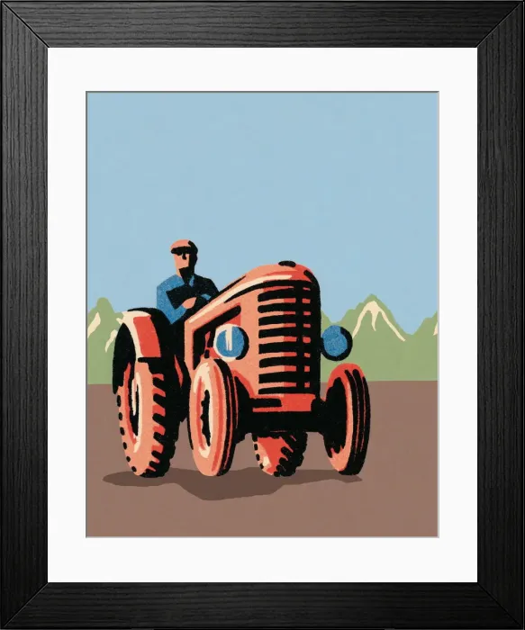 Framed Print : Tractor. http: / / csaimages.com / images / istockprofile / csa_vector_dsp.jpg Framed Print : Tractor. http: / / csaimages.com / images / istockprofile / csa_vector_dsp.jpg