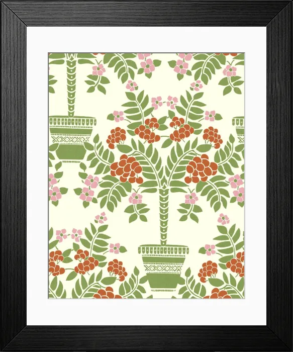 Framed Print : Plant Pattern