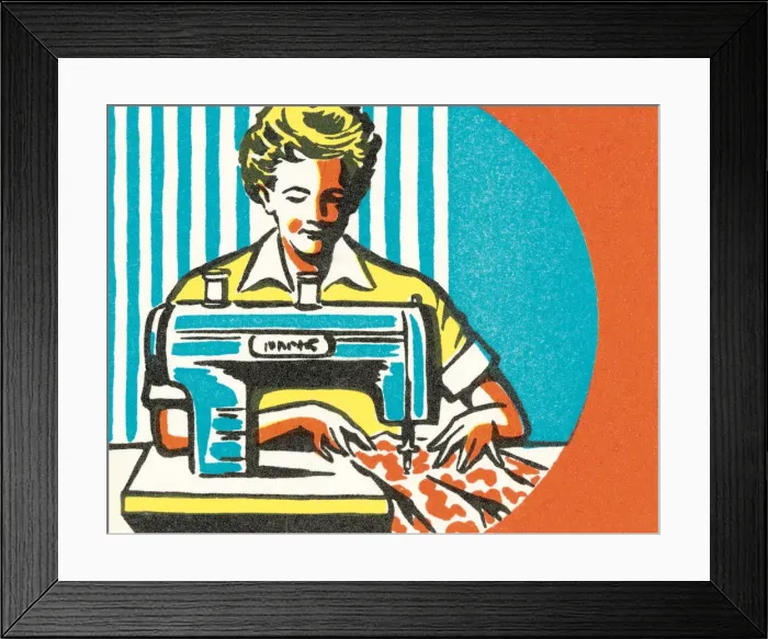 Framed Print : Seamstress Framed Print : Seamstress