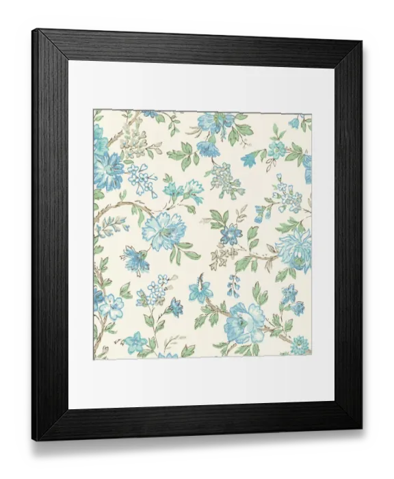 Framed Print : Flower pattern Framed Print : Flower pattern