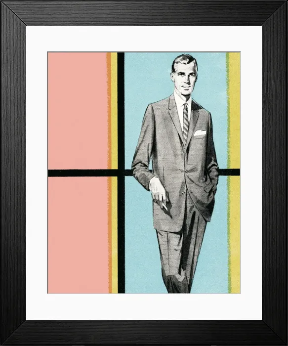 Framed Print : Man in a suit Framed Print : Man in a suit