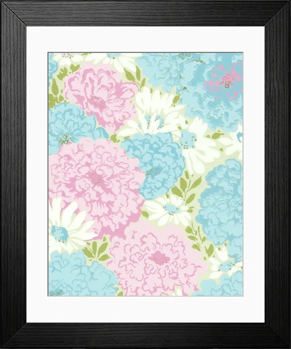 Framed Print : Floral Pattern Framed Print : Floral Pattern