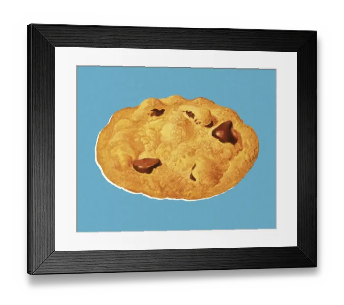 Framed Print : Chocolate Chip Cookie Framed Print : Chocolate Chip Cookie