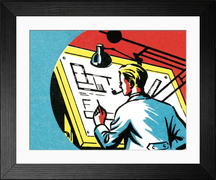 Framed Print : Draftsman. http: / / csaimages.com / images / istockprofile / csa_vector_dsp.jpg Framed Print : Draftsman. http: / / csaimages.com / images / istockprofile / csa_vector_dsp.jpg
