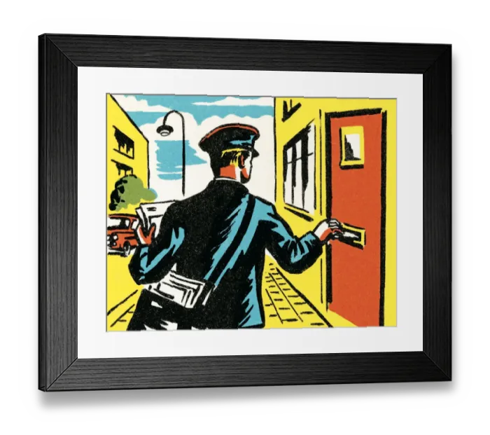 Framed Print : Mailman. http: / / csaimages.com / images / istockprofile / csa_vector_dsp.jpg Framed Print : Mailman. http: / / csaimages.com / images / istockprofile / csa_vector_dsp.jpg