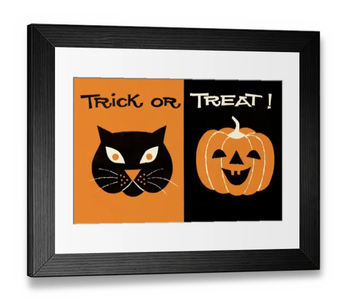 Framed Print : Trick or treat Framed Print : Trick or treat