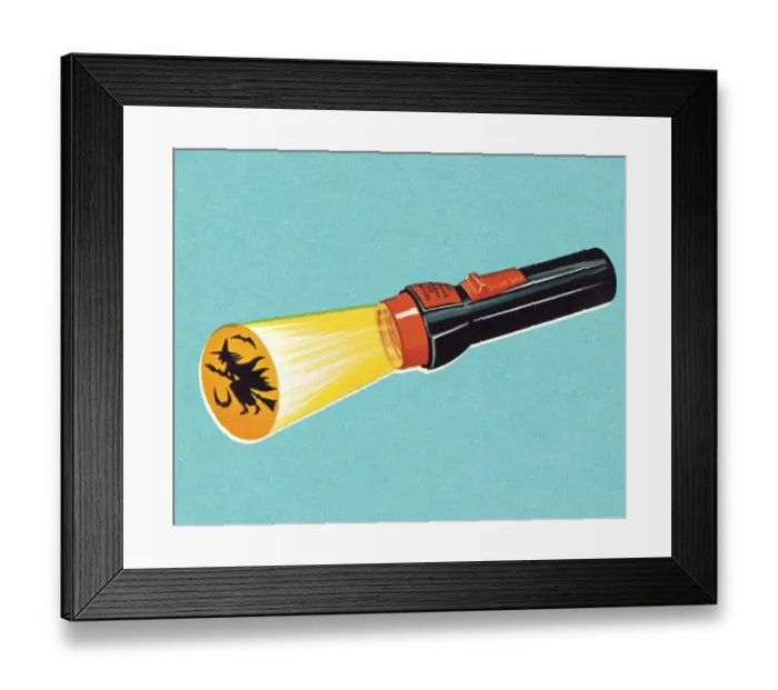 Framed Print : Flashlight Framed Print : Flashlight