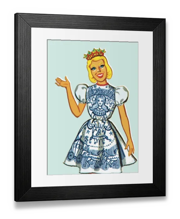 Framed Print : Princess Costume Framed Print : Princess Costume