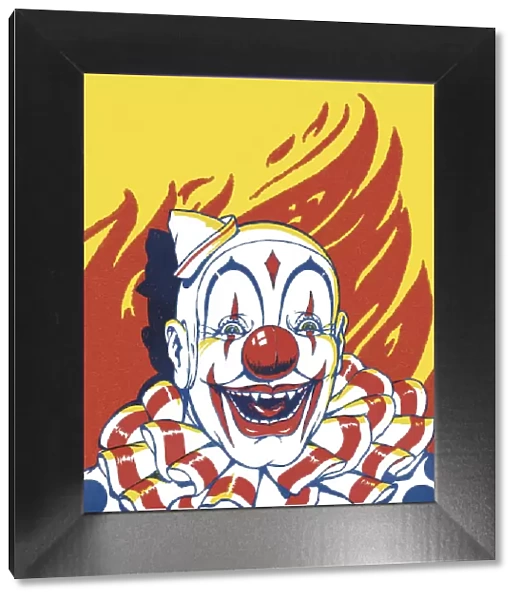 Clown With Flames