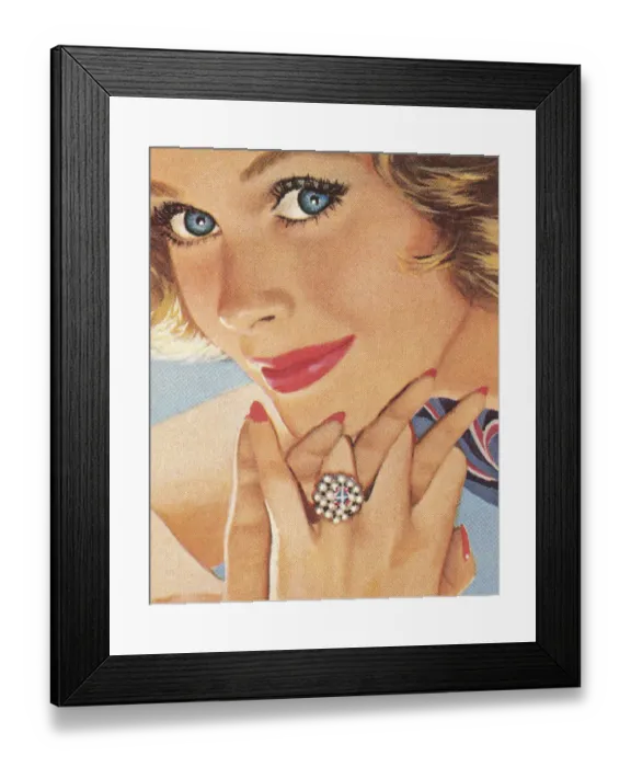 Framed Print : Blue Eyed Woman Framed Print : Blue Eyed Woman