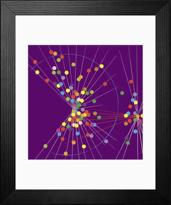 Framed Print : Purple Abstract Pattern Framed Print : Purple Abstract Pattern