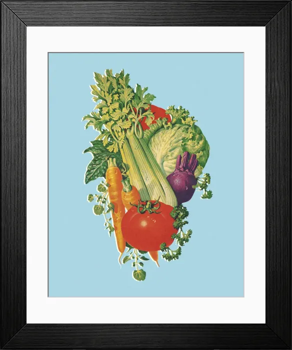 Framed Print : Variety of Vegetables Framed Print : Variety of Vegetables