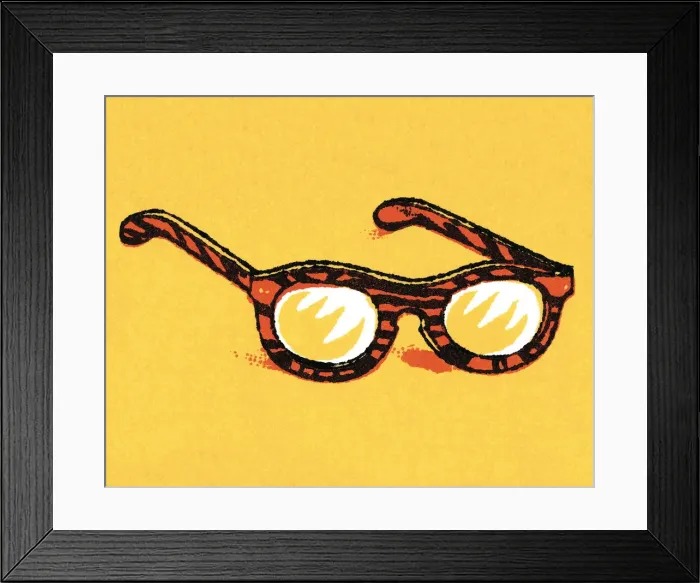 Framed Print : Eyeglasses Framed Print : Eyeglasses