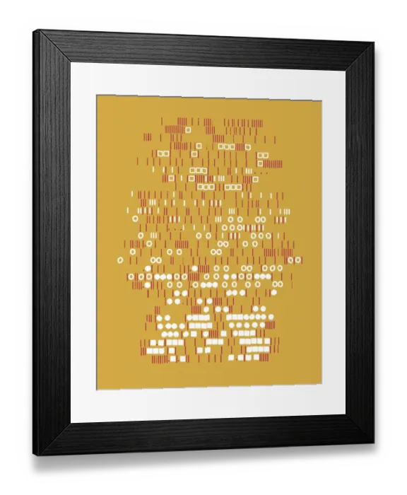 Framed Print : Orange Pattern Framed Print : Orange Pattern