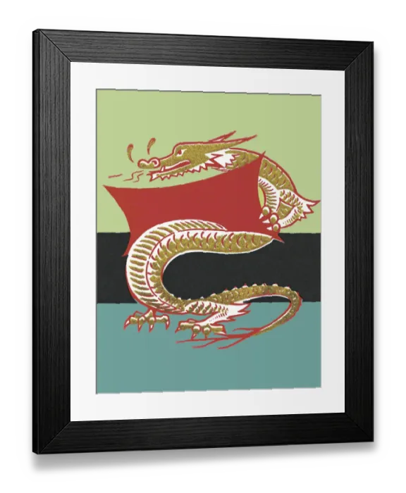 Framed Print : Dragon. http: / / csaimages.com / images / istockprofile / csa_vector_dsp.jpg Framed Print : Dragon. http: / / csaimages.com / images / istockprofile / csa_vector_dsp.jpg