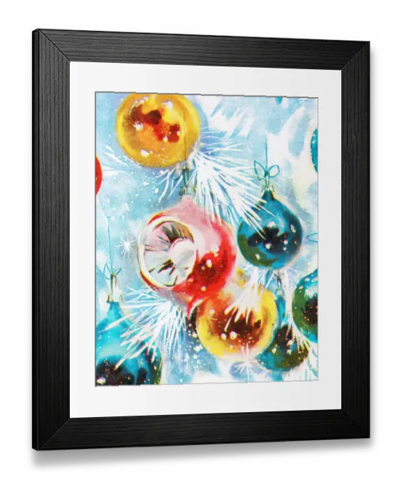 Framed Print : Christmas Ornaments Framed Print : Christmas Ornaments