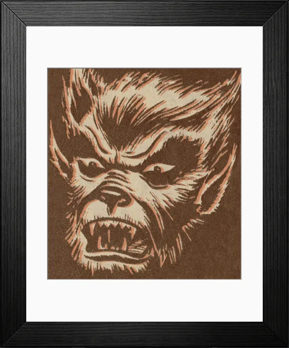 Framed Print : Werewolf. http: / / csaimages.com / images / istockprofile / csa_vector_dsp.jpg Framed Print : Werewolf. http: / / csaimages.com / images / istockprofile / csa_vector_dsp.jpg