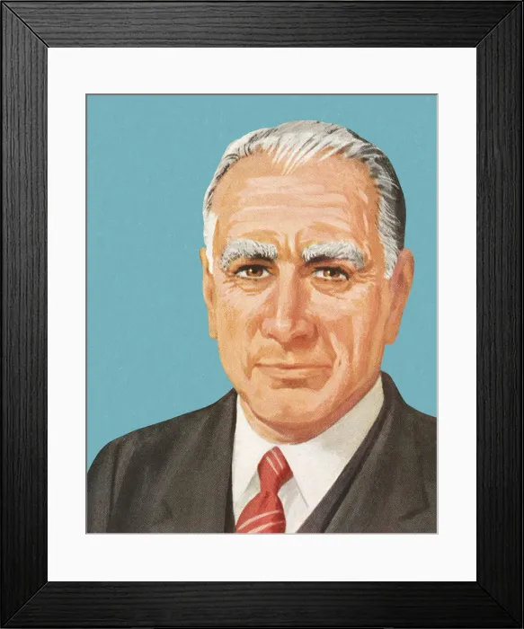 Framed Print : Portrait of a Businessman