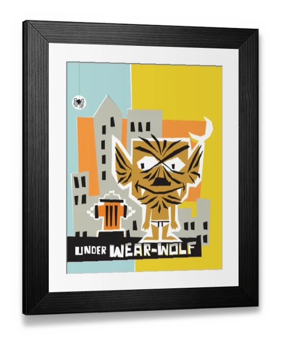 Framed Print : Wear-Wolf. http: /  / csaimages.com / images / istockprofile / csa_vector_dsp.jpg