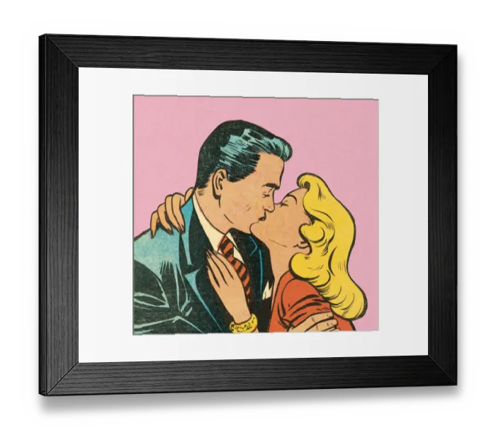 Framed Print : Kiss. http: /  / csaimages.com / images / istockprofile / csa_vector_dsp.jpg