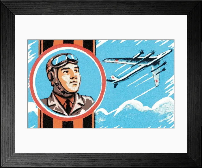 Framed Print : Airman and planes Framed Print : Airman and planes