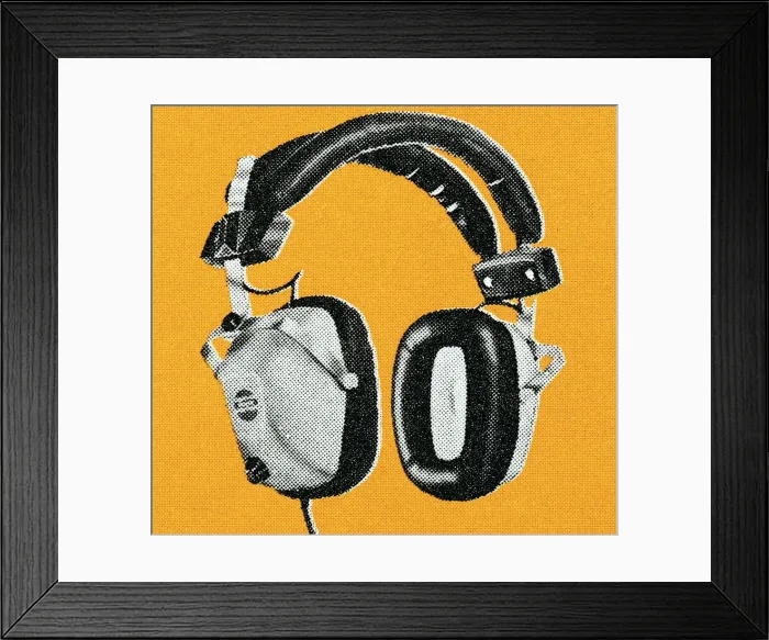 Framed Print : Headphones Framed Print : Headphones