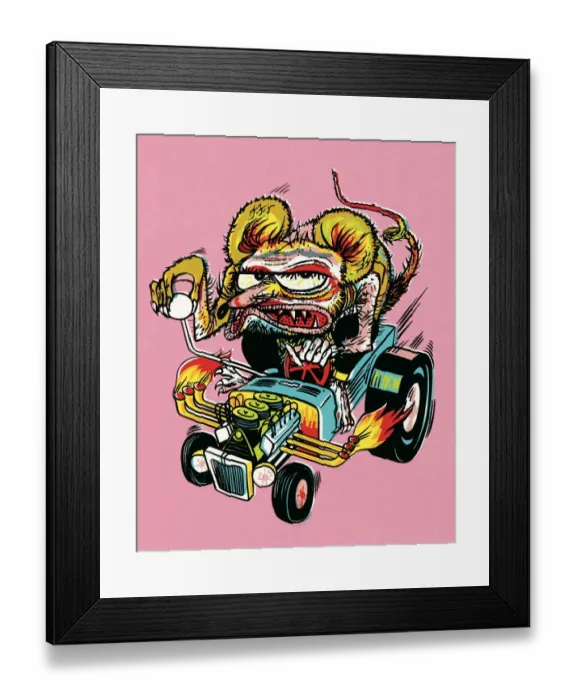 Framed Print : Crazy person driving Framed Print : Crazy person driving