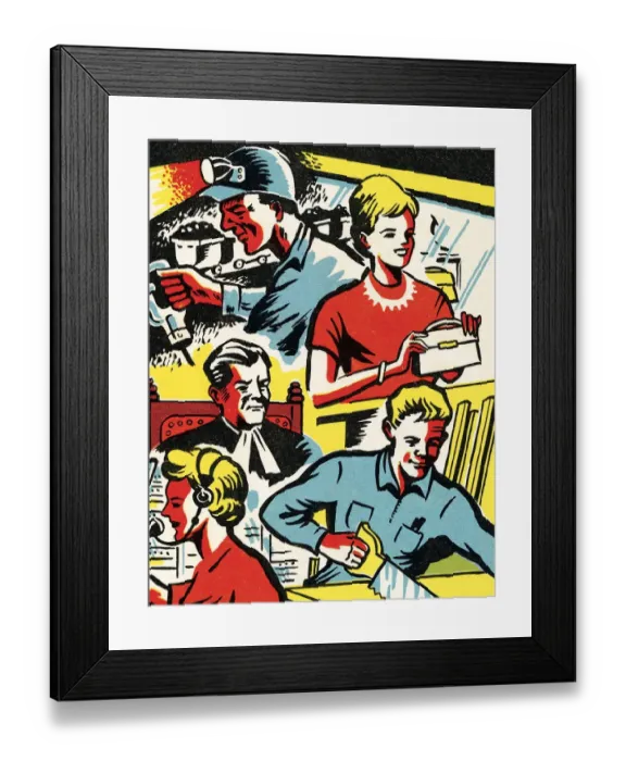 Framed Print : Working for a living Framed Print : Working for a living