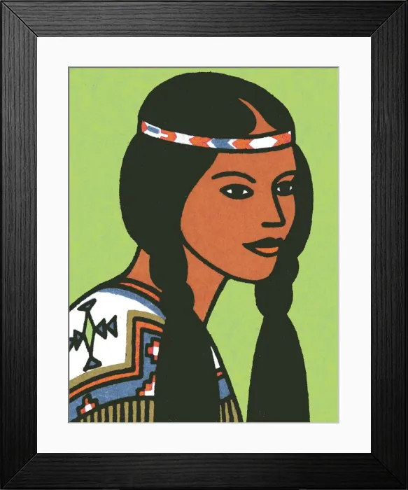 Framed Print : Tribal woman Framed Print : Tribal woman