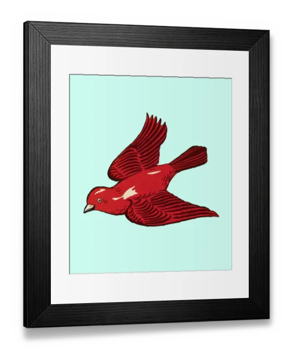 Framed Print : Red Bird. http: / / csaimages.com / images / istockprofile / csa_vector_dsp.jpg Framed Print : Red Bird. http: / / csaimages.com / images / istockprofile / csa_vector_dsp.jpg