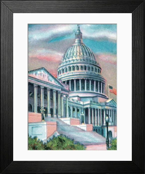 Framed Print : Capitol building Framed Print : Capitol building