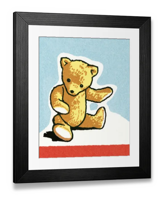 Framed Print : Stuffed bear Framed Print : Stuffed bear